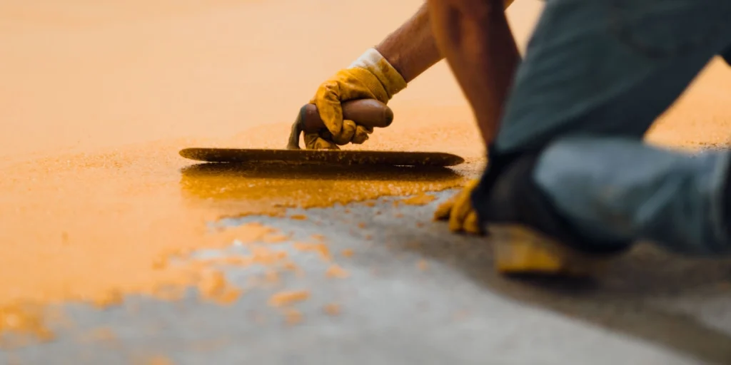 พื้นโรงจอดรถอีพ็อกซี่