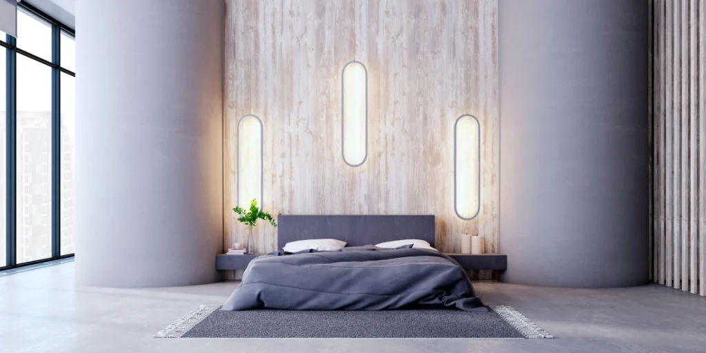 พื้นไมโครซีเมนต์ Luxury Bedroom Sanctuary