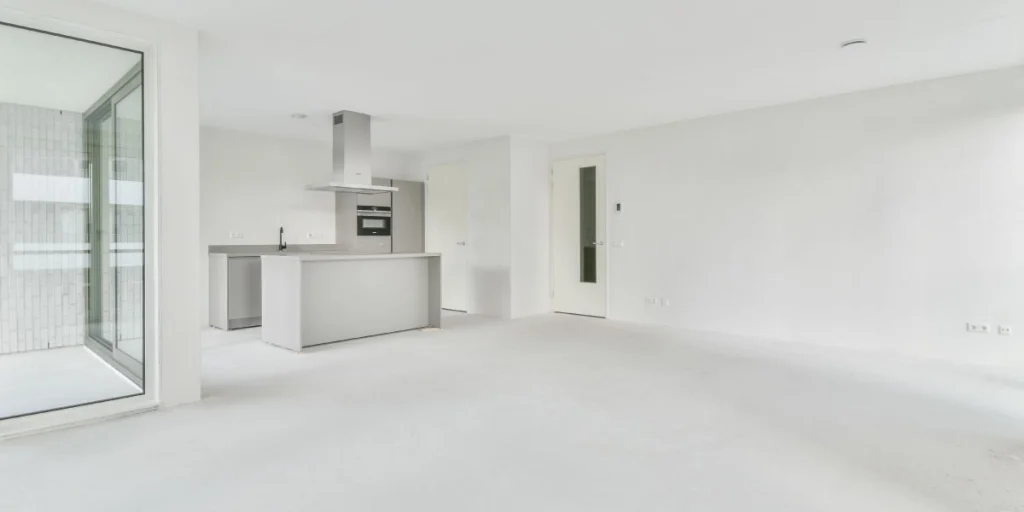 ไอเดียพื้นคอนโดไมโครซีเมนต์ Minimalist White & Grey