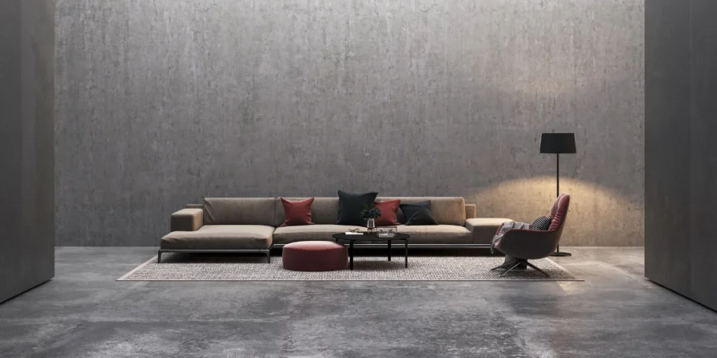 พื้นคอนโดไมโครซีเมนต์ Urban Loft Living